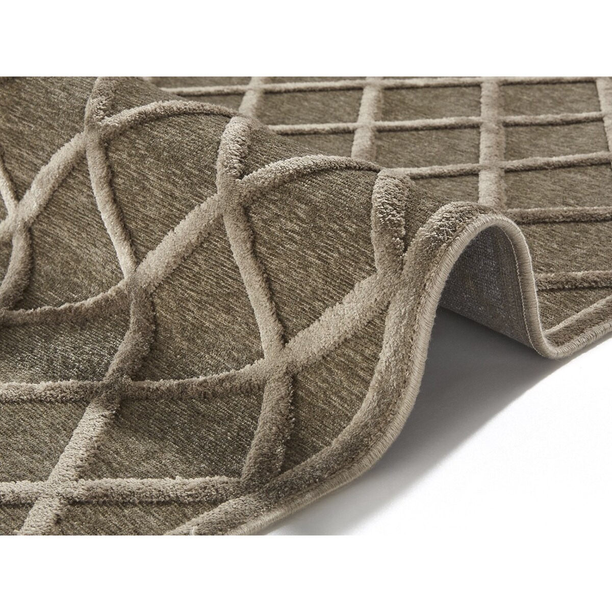 Dywan Wiskoza Z Połyskiem Shine 103508 Brązowy 200x300