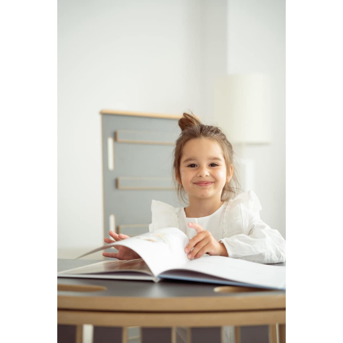 Blat do DUŻEGO bujaka montessori - szary