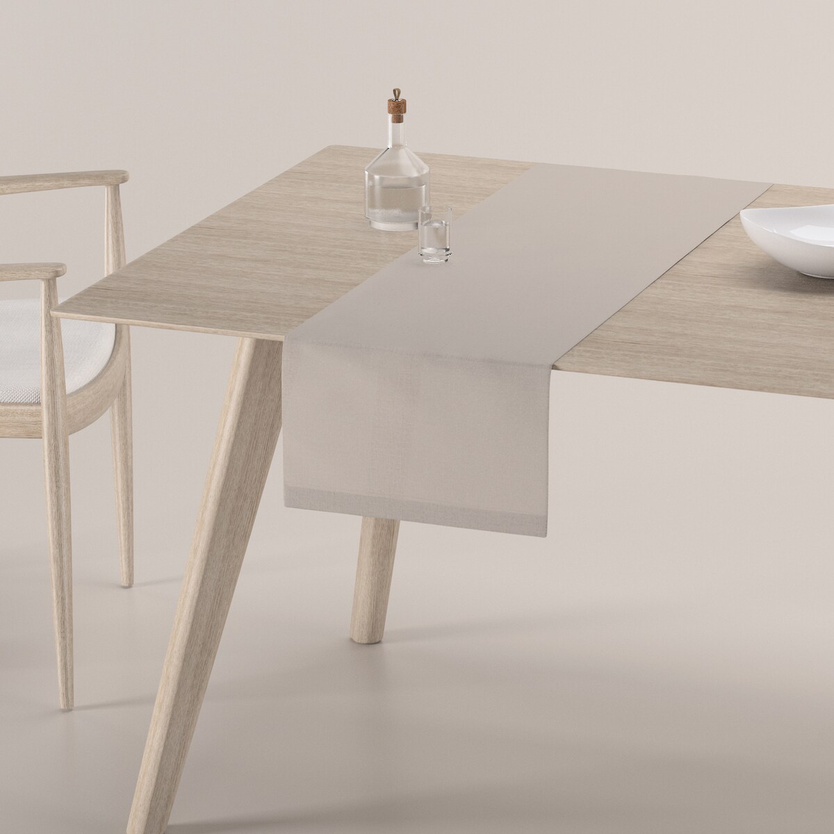 Bieżnik prostokątny 40x130 lniany