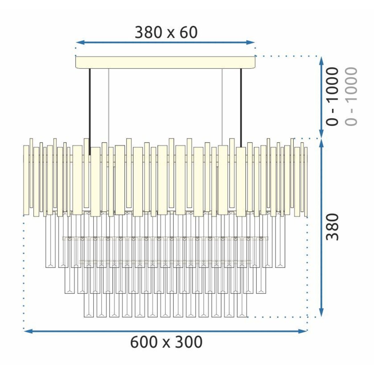 Lampa Sufitowa Wisząca 312355 Złoty, Metal