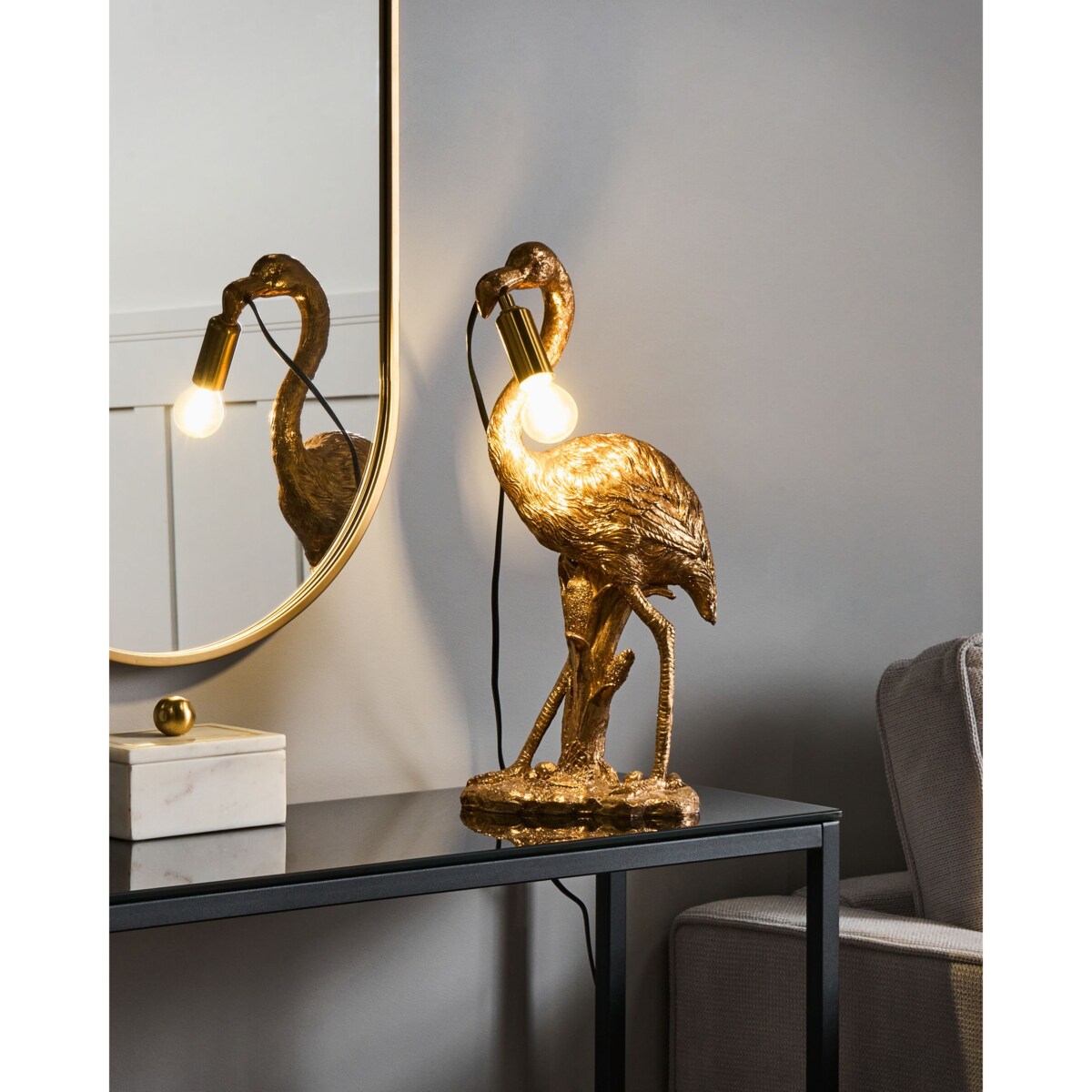 Lampa stołowa Flaming VICE Złoty