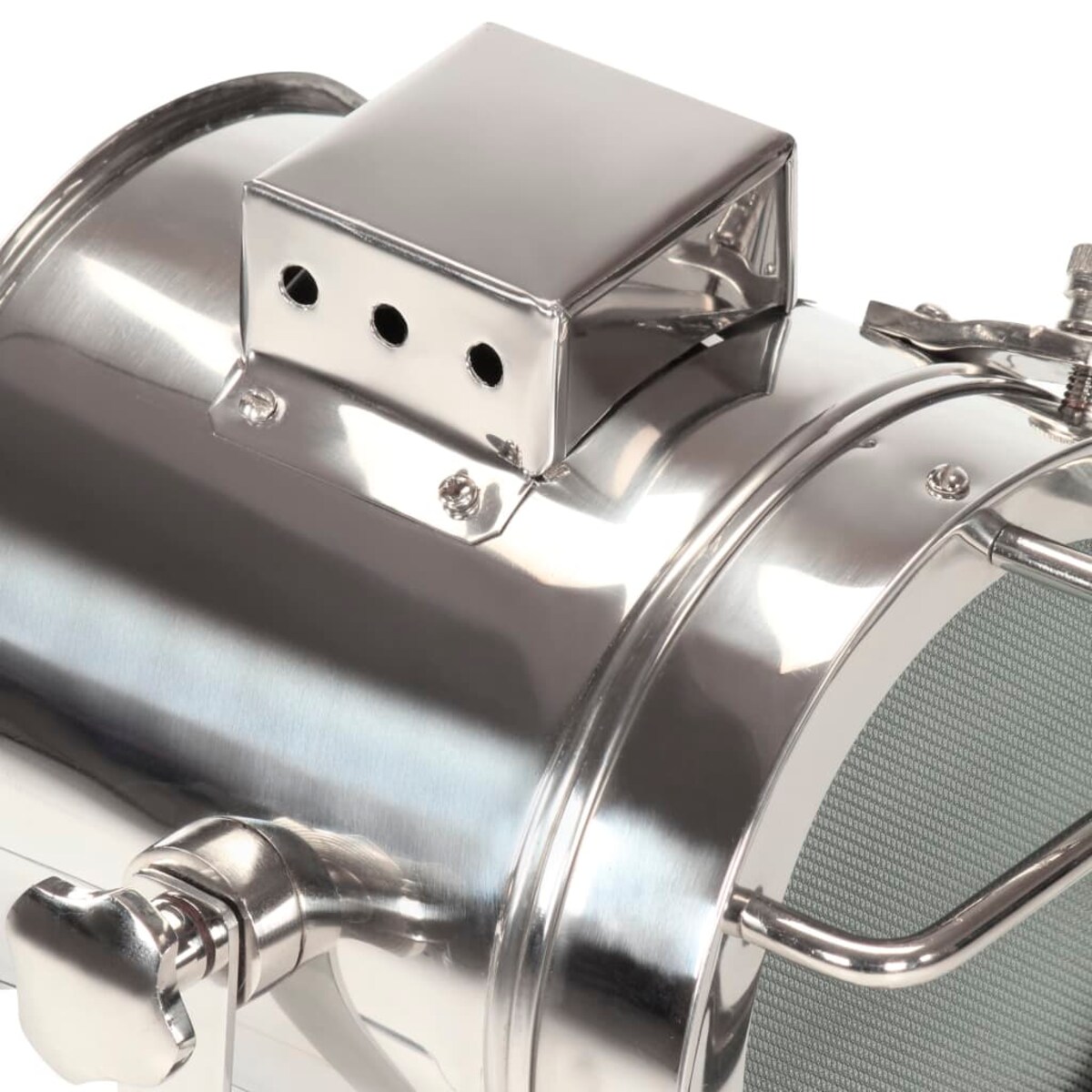 vidaXL Lampa podłogowa na trójnogu, czarna, lite drewno mango, 69 cm