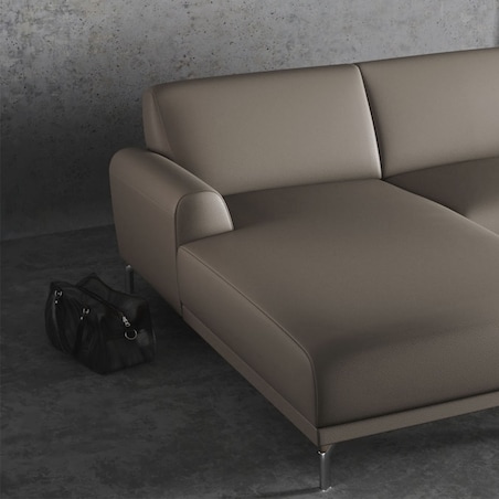 Sofa narożna Puzo szara