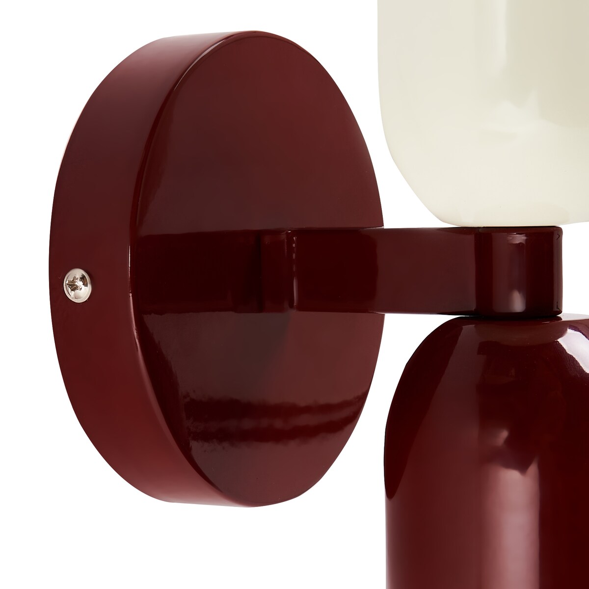 Zestaw 2 lamp ściennych TOPI Czerwony Metal