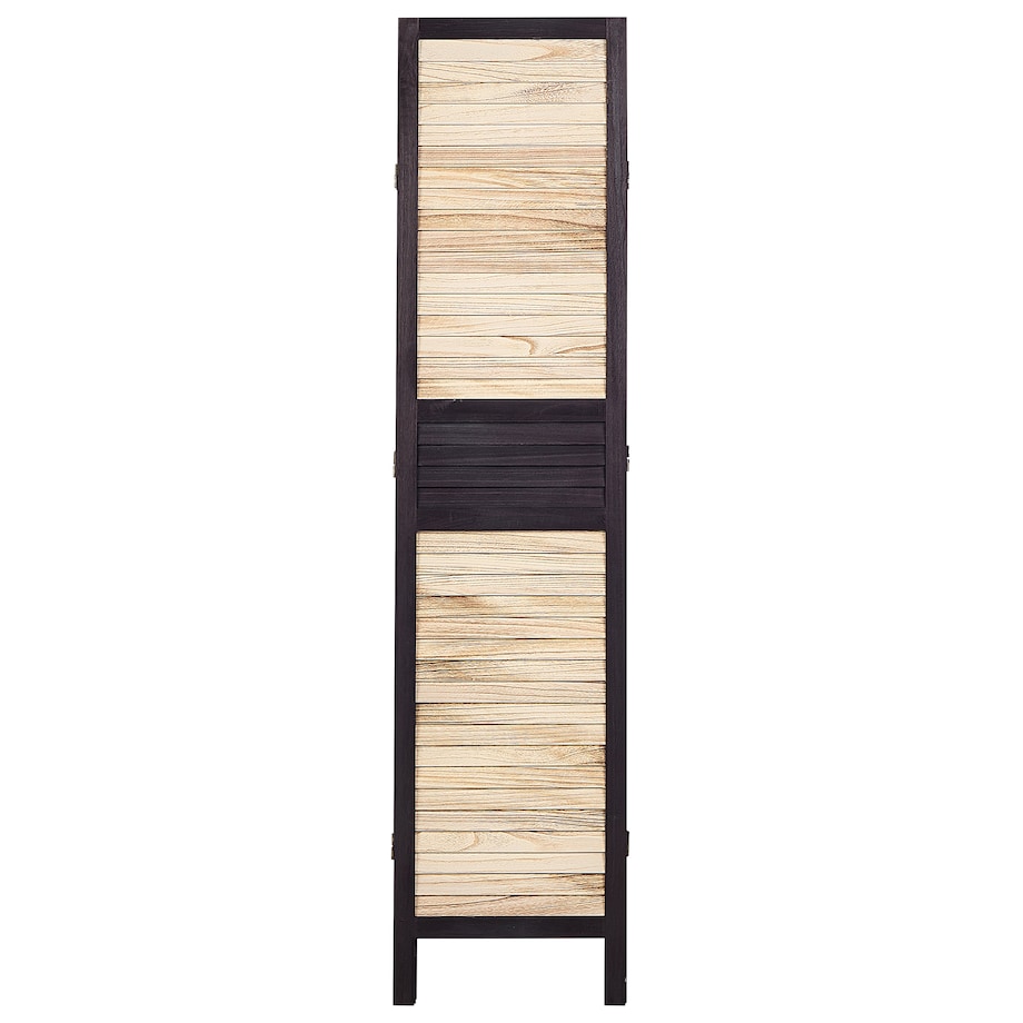 4-panelowy parawan pokojowy BRENNERBAD Brązowy/ czarny 164 cm 170 cm