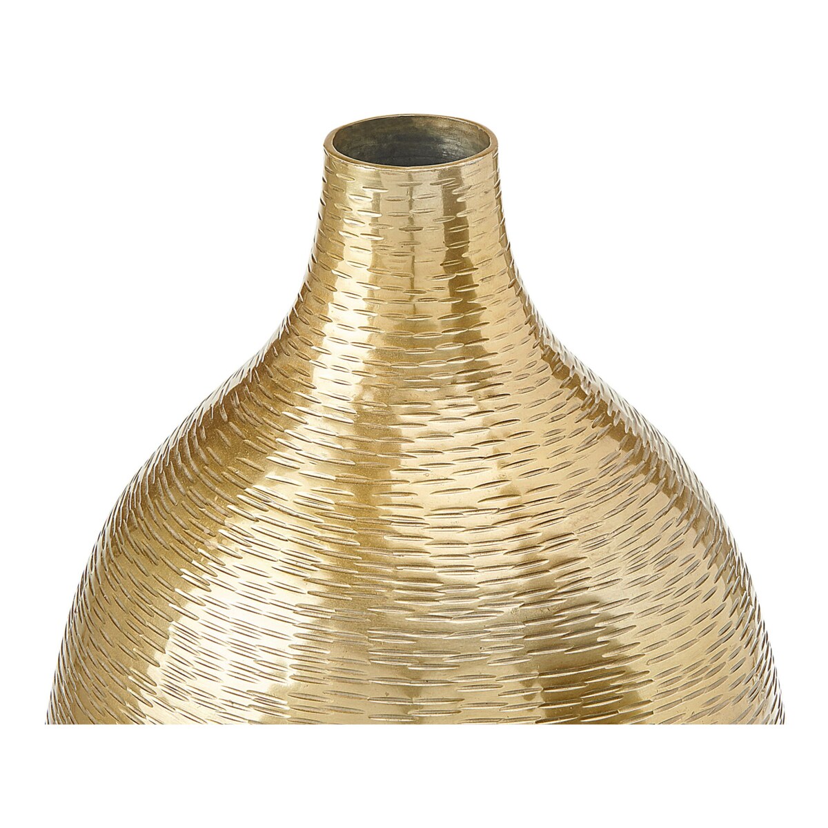 Zestaw 2 wazonów na kwiaty metalowy złoty MOHENJO