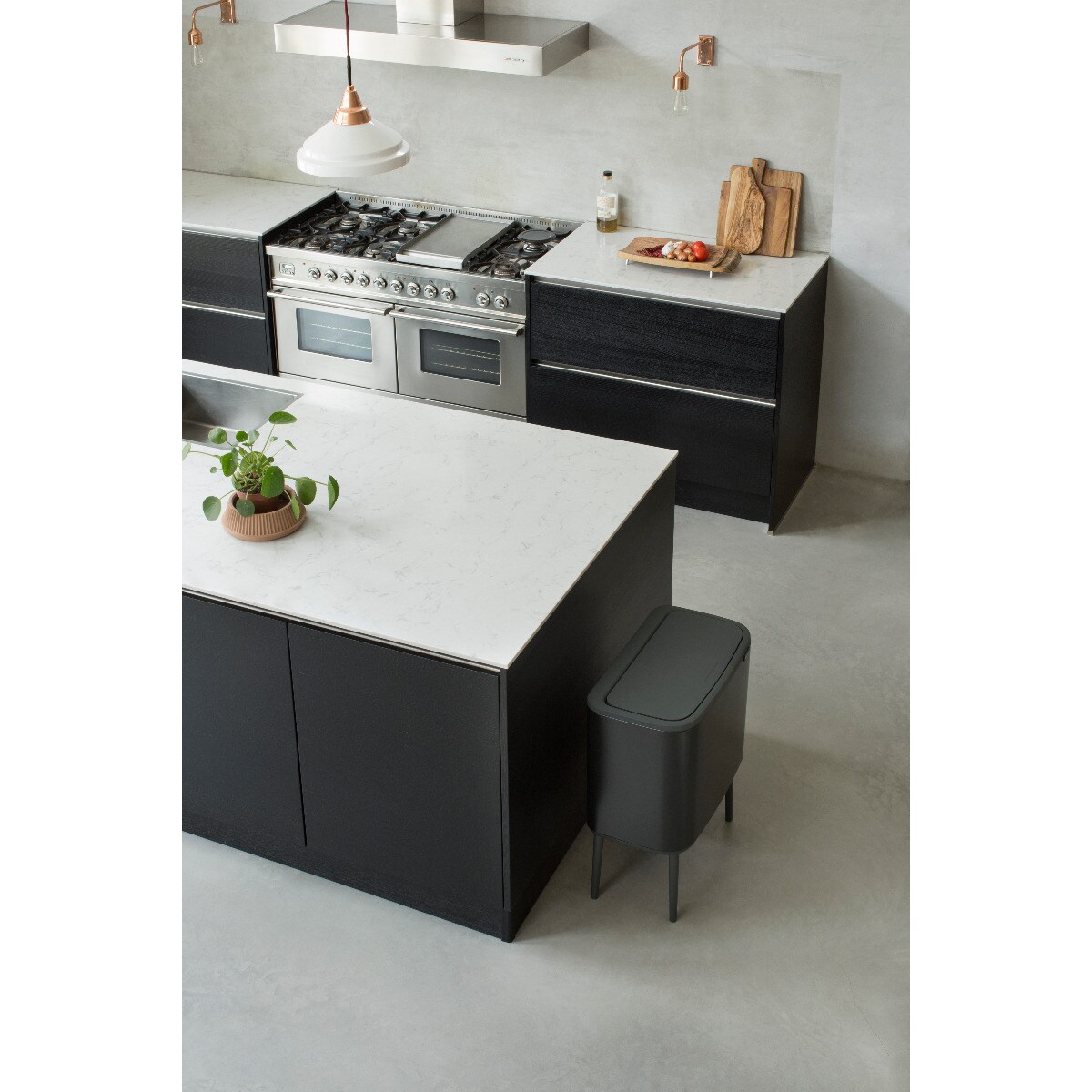 Kosz na śmieci Touch Bin BO 3x11l czarny 316067