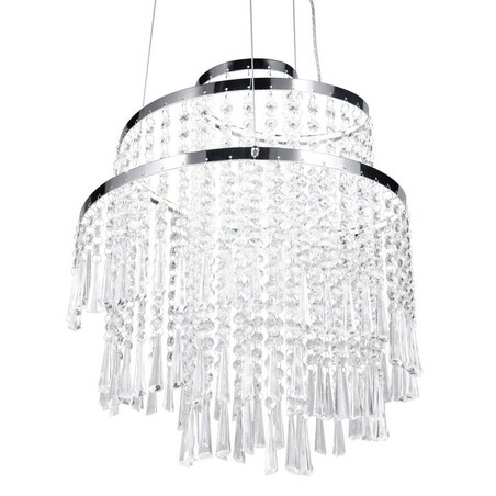 Kryształowy żyrandol Pomp R37341106 RL Light LED 30W 2700-6500K przezroczysty chrom