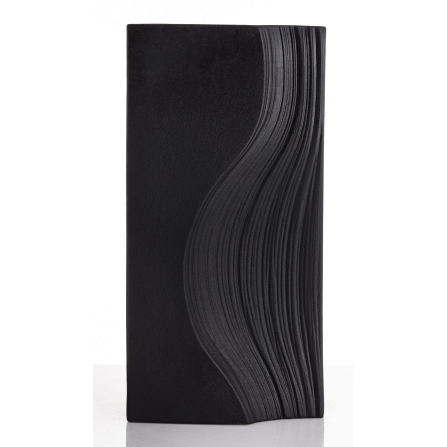 Wazon porcelanowy 35x17x12 cm PRINCIPE czarny