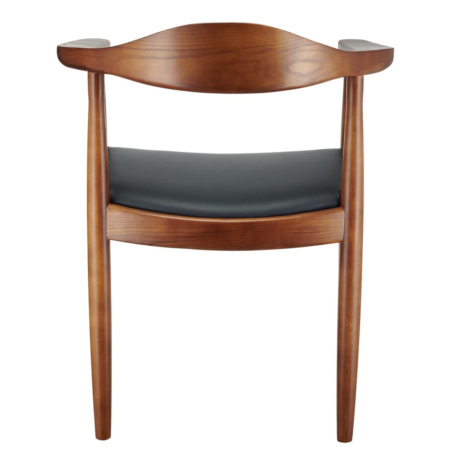 Drewniane krzesło vintage King MH-004CH-W Moos podłokietnik orzechowe