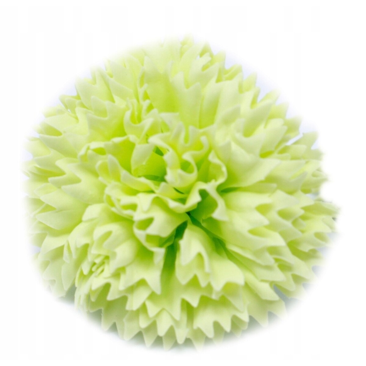 KWIATY MYDLANE goździk LIMONKOWY do dekoracji bukietu box na upominek mydło