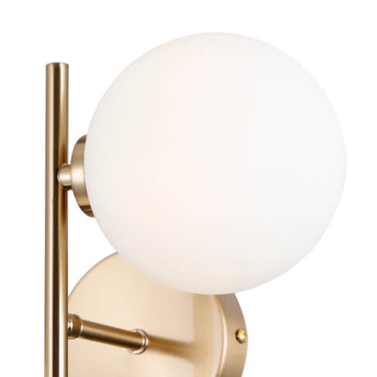 Ścienna lampa z kulami Mirellio WL-66463-2-HB Italux biały mosiądz