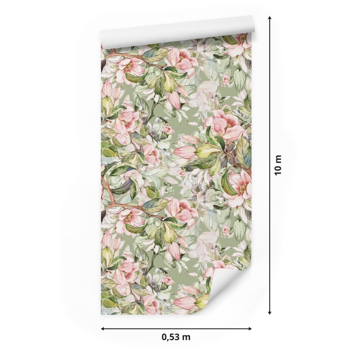 Tapeta Wiosenne Kwiaty Malowane Akwarelą