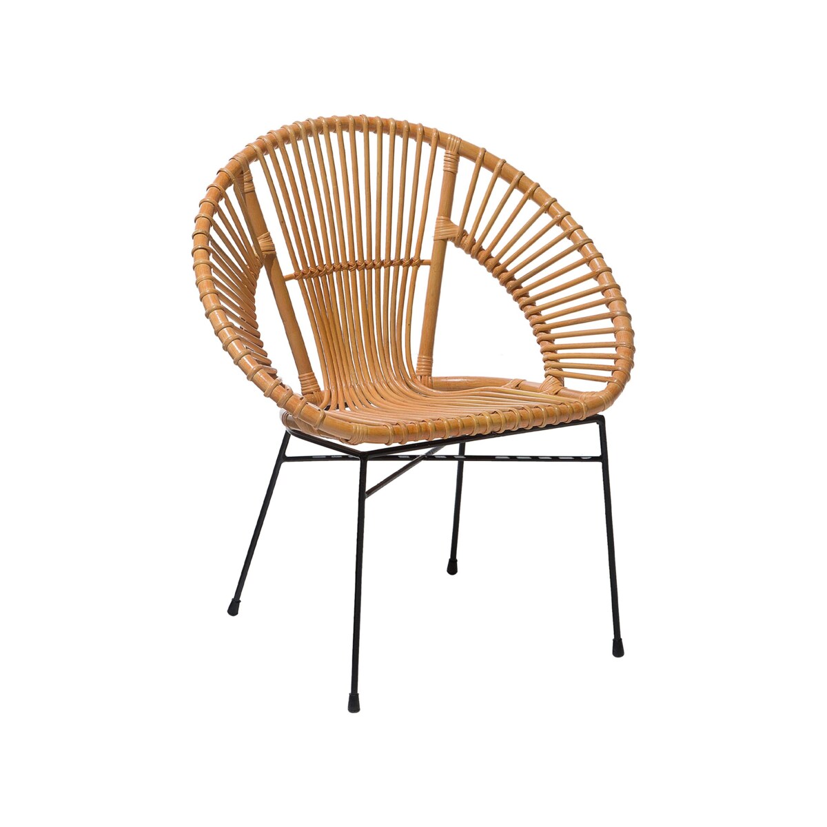 Krzesło rattanowe naturalne SARITA