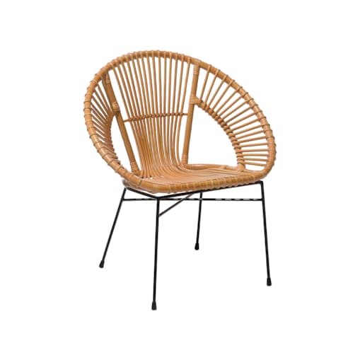 Krzesło rattanowe naturalne SARITA