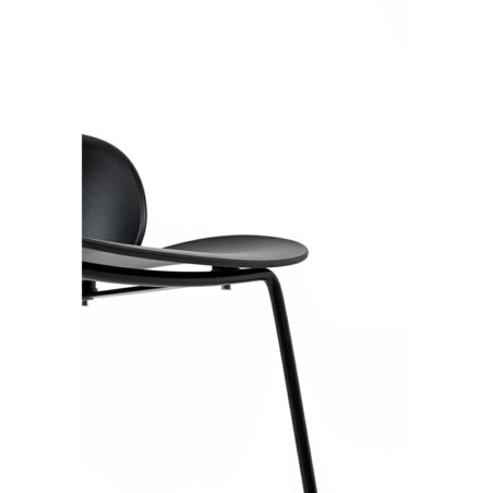 Krzesło barowe ALTOPC-163.H66 do kuchni loft czarne