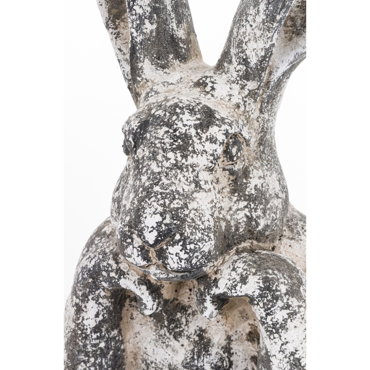 Figurka - szare popiersie królika 30x22x16,5 cm TORINO