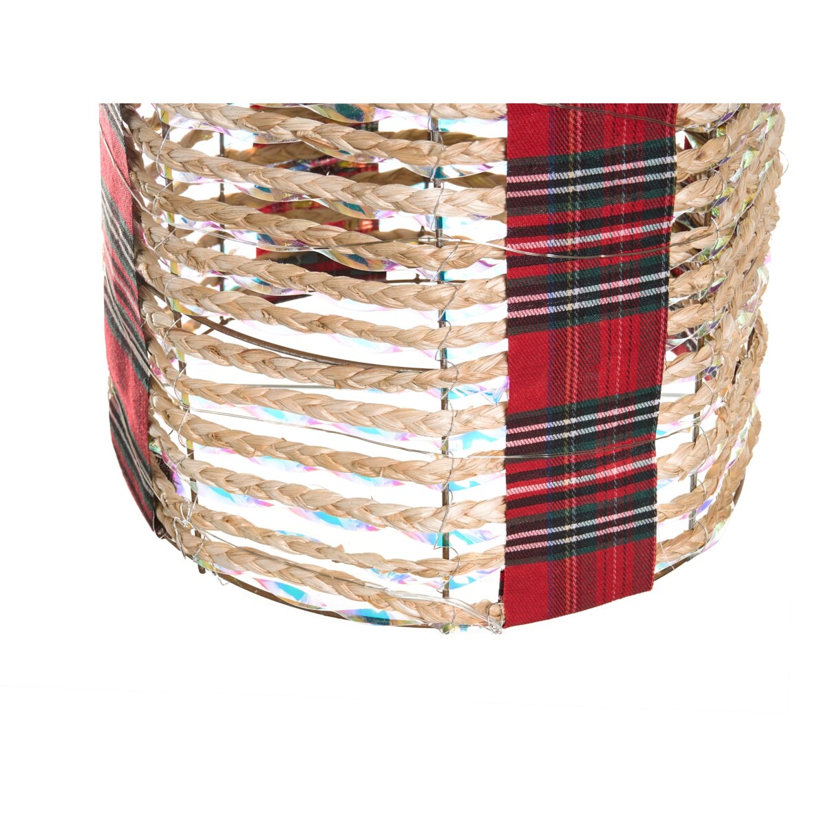 Zestaw 3 dekoracji świątecznych LED VEJLEN Prezenty świąteczne 20/25/30 cm Beżowy