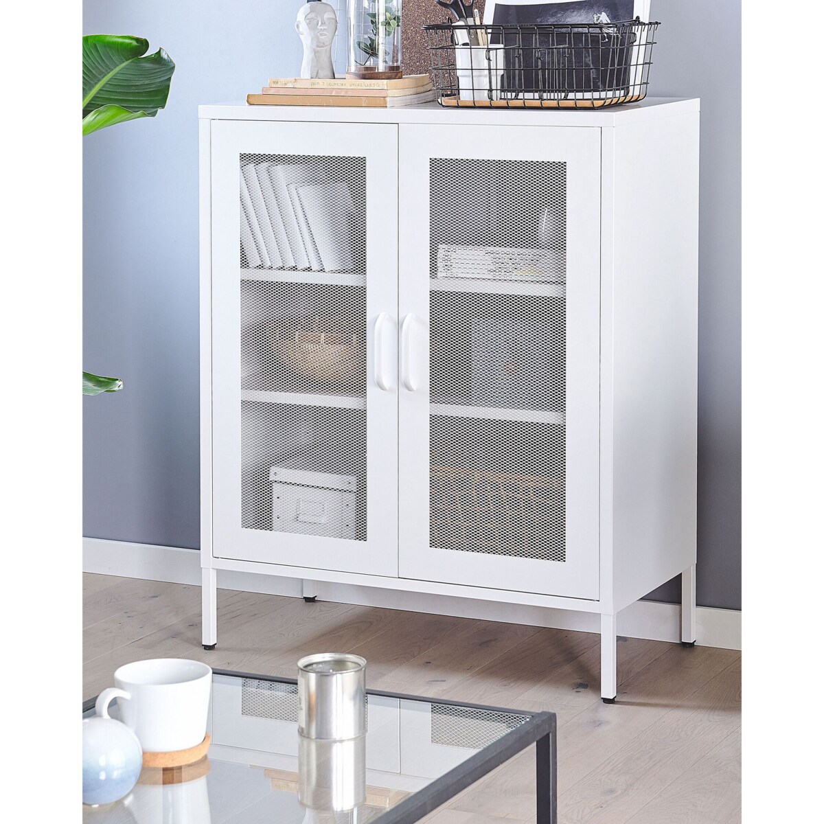 Szafka WAKATIPU Metal Biały