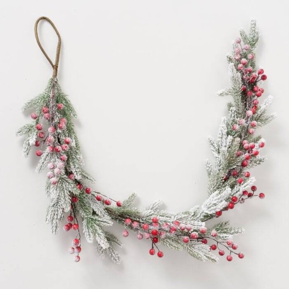 Girlanda świąteczna 120 cm AKWANSHI - II ośnieżona