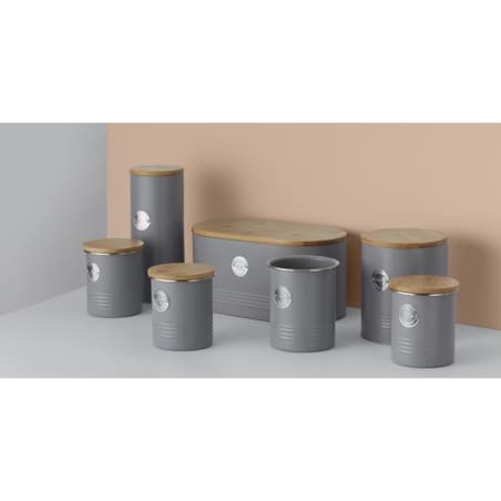 Pojemnik na herbatę szary Living, 1000 ml, Typhoon