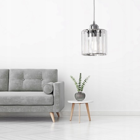 Lampa Wisząca Toolight Glamour Chromowana