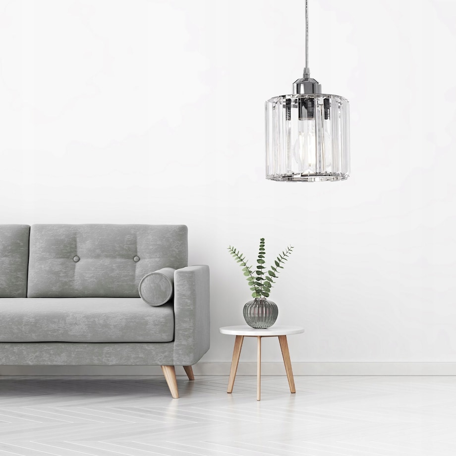 Lampa Wisząca Toolight Glamour Chromowana