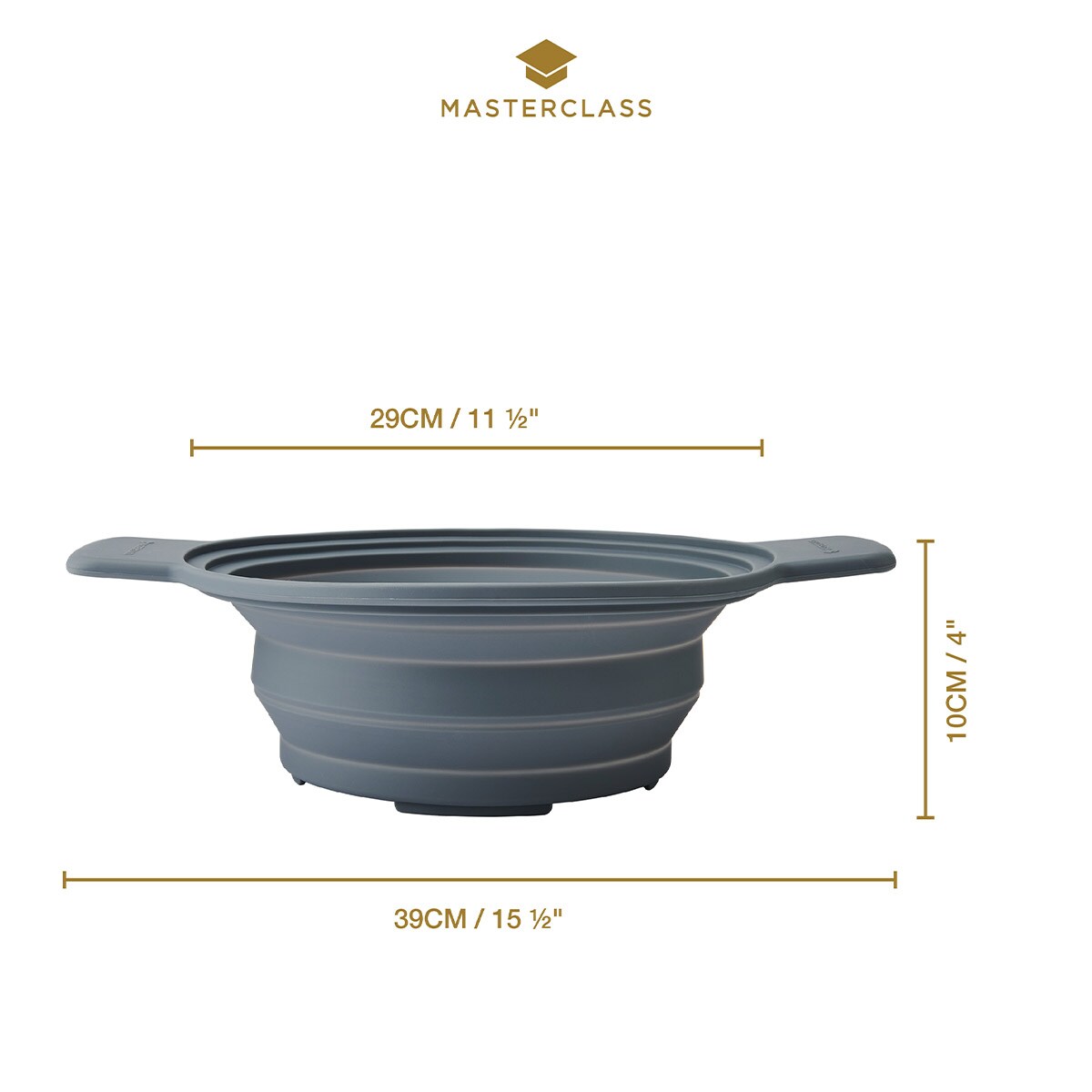 Durszlak silikonowy, składany / MasterClass