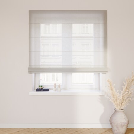 Roleta rzymska Capri 130x170 prześwitujący ecru