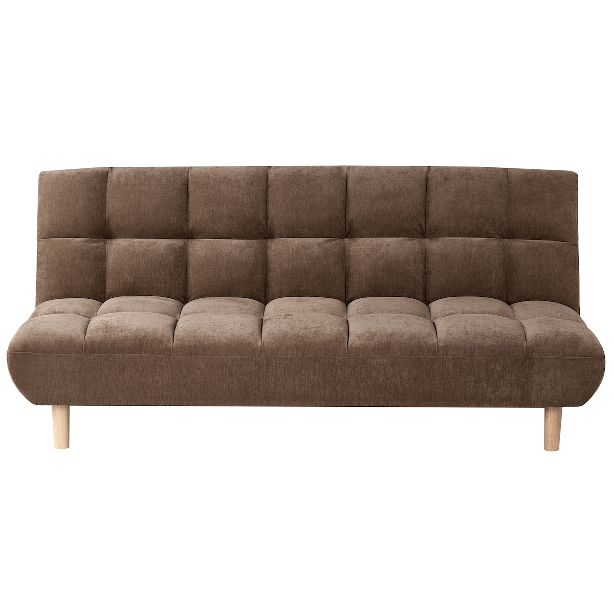Sofa rozkładana dla 2 osób RISOR Szenil Brązowy