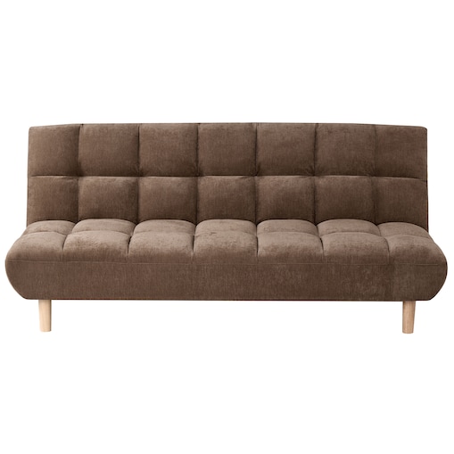 Sofa rozkładana dla 2 osób RISOR Szenil Brązowy