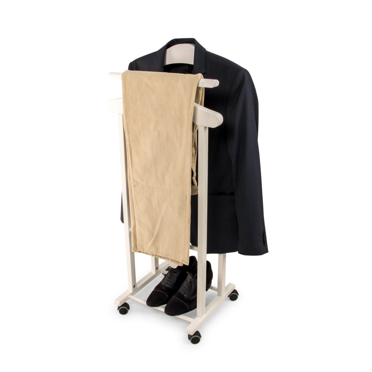 ARREDAMENTI TRENDY Wieszak do sypialni - 105 x 44 cm, biały