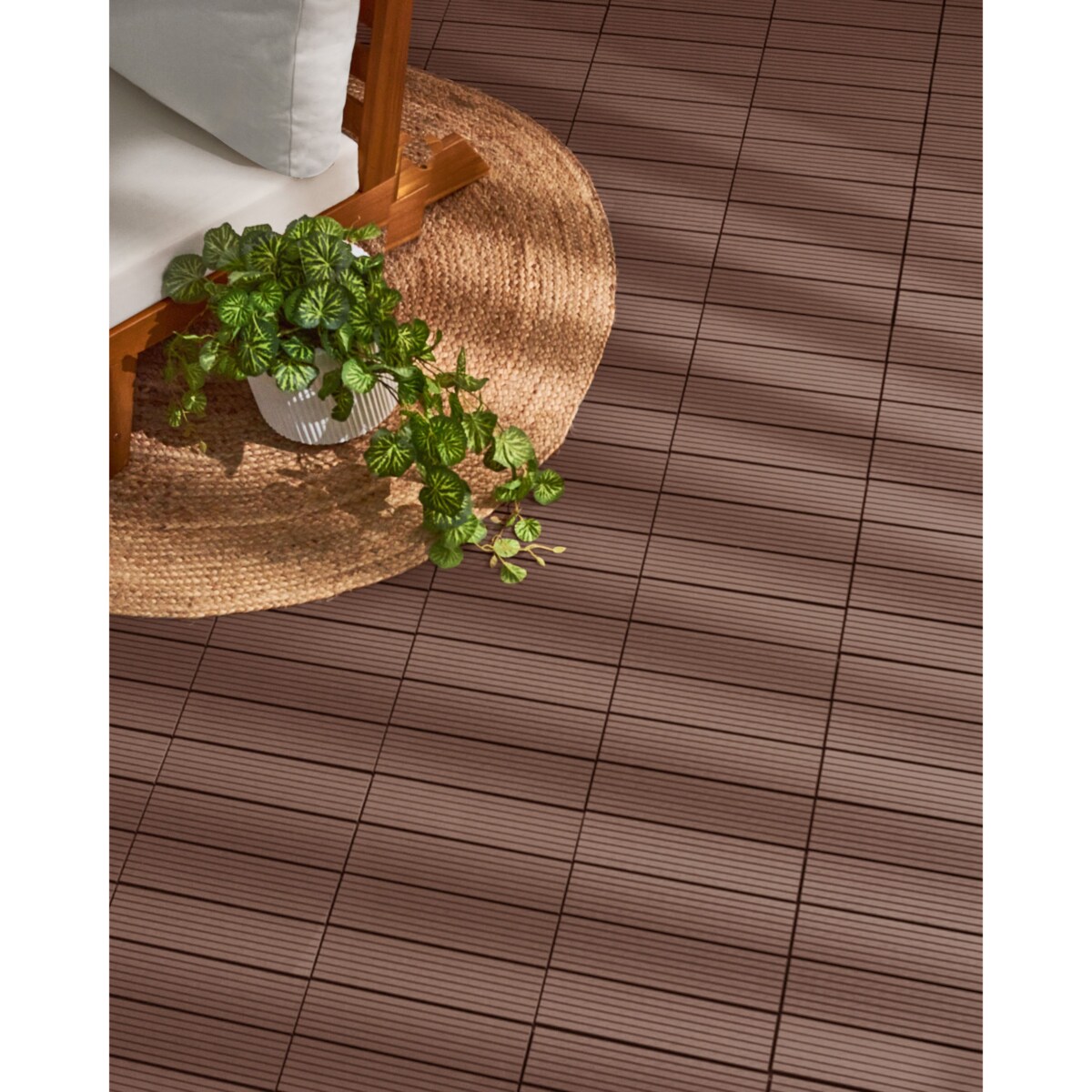 Płytki tarasowe ATELETA Kompozyt WPC Brązowy