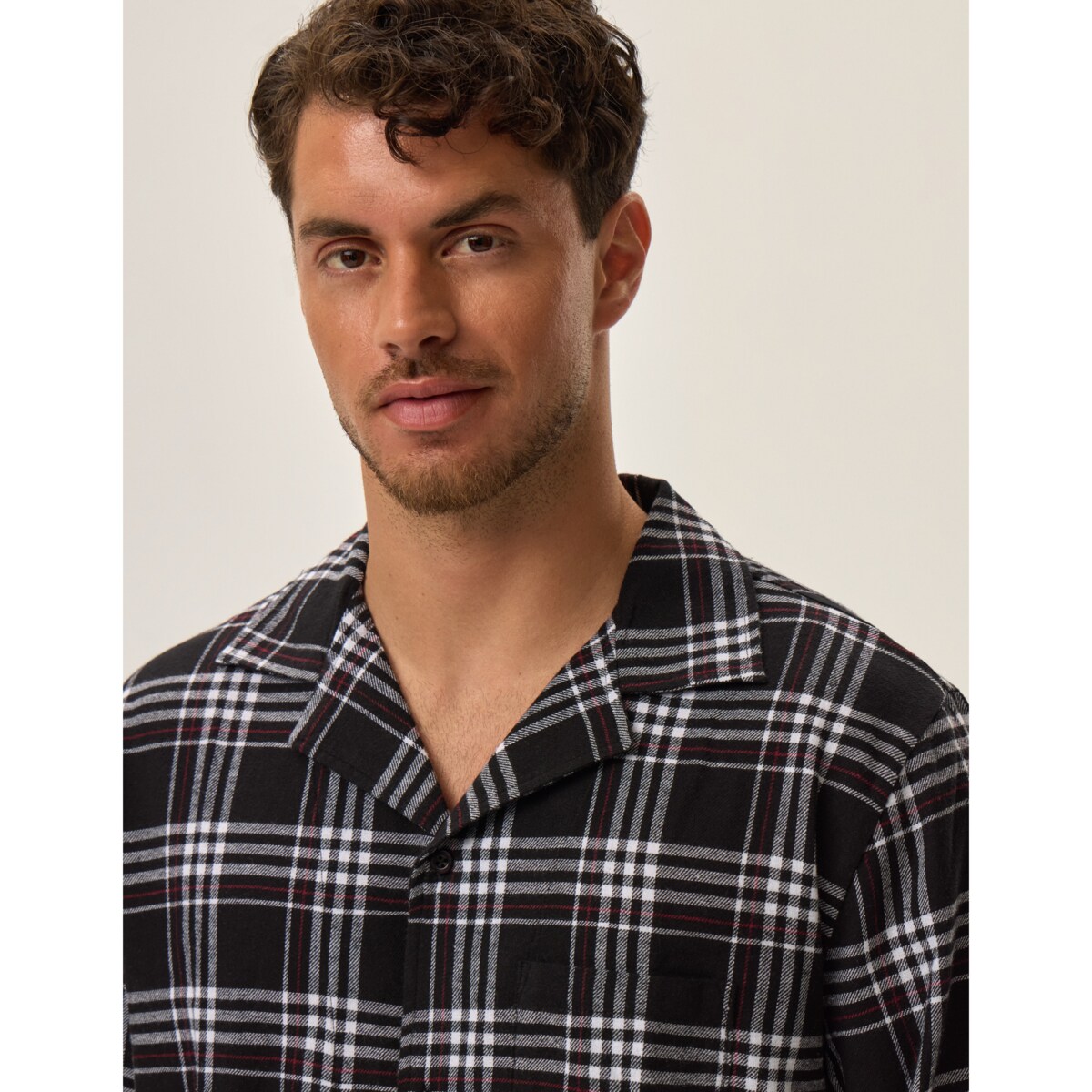 Piżama Honor 2 41943-99X Czarna Czarny, L