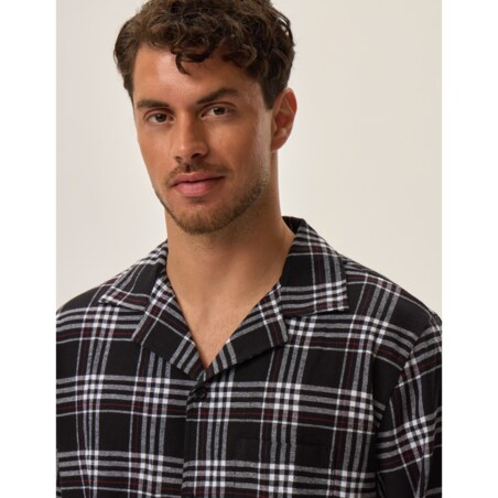 Piżama Honor 2 41943-99X Czarna Czarny, L