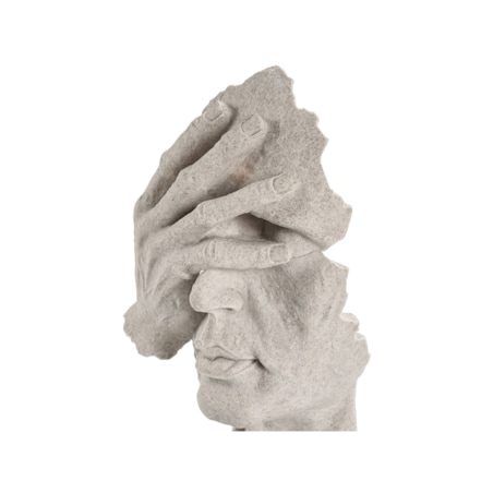Figurka dekoracyjna szara PUUMALA