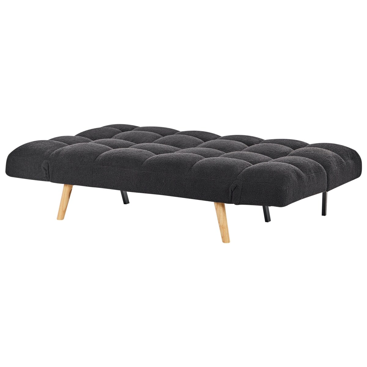 Sofa rozkładana INGARO Czarny Boucle
