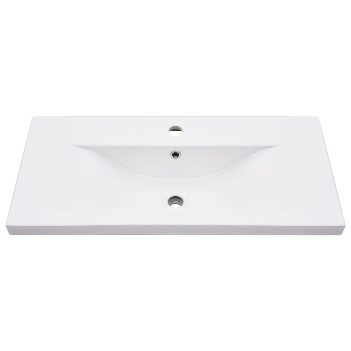 vidaXL Stelaż łazienkowy z wbudowaną umywalką, czarny, żelazo