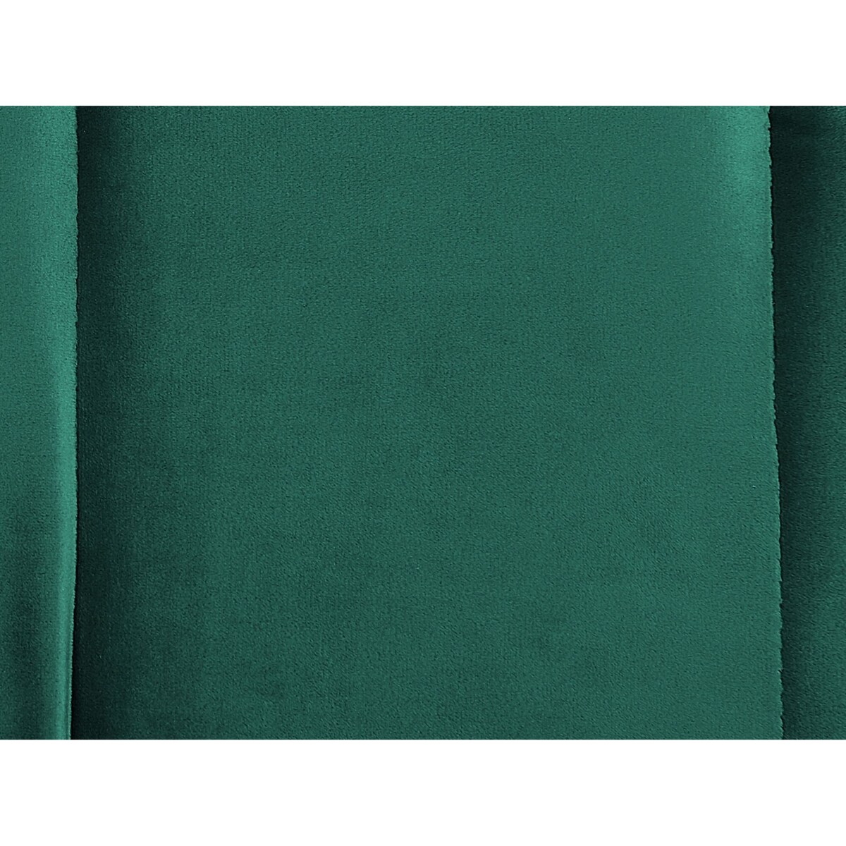 Szezlong welurowy prawostronny zielony ALLIER