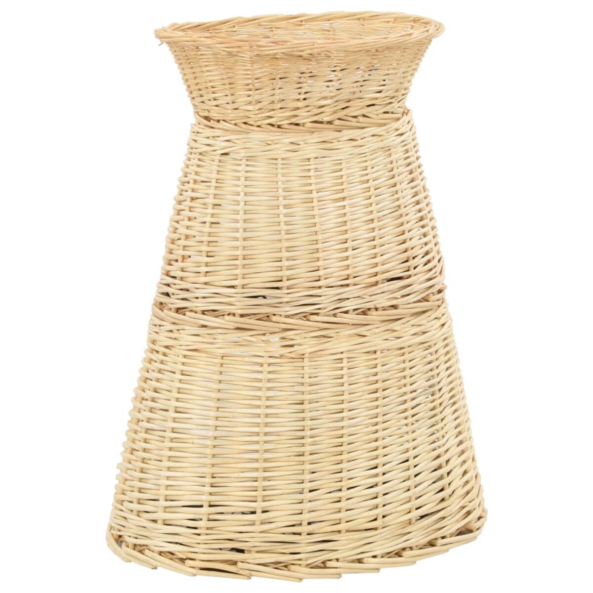 vidaXL Zestaw 3 koszy dla kota z poduszkami, 47x34x60 cm, wiklina