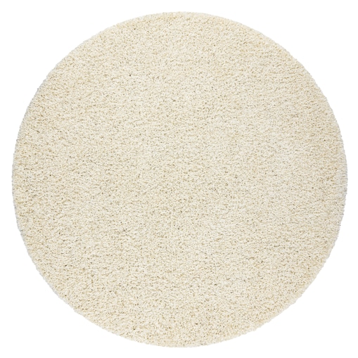 Dywan SOFFI koło shaggy 5cm krem koło 80 cm