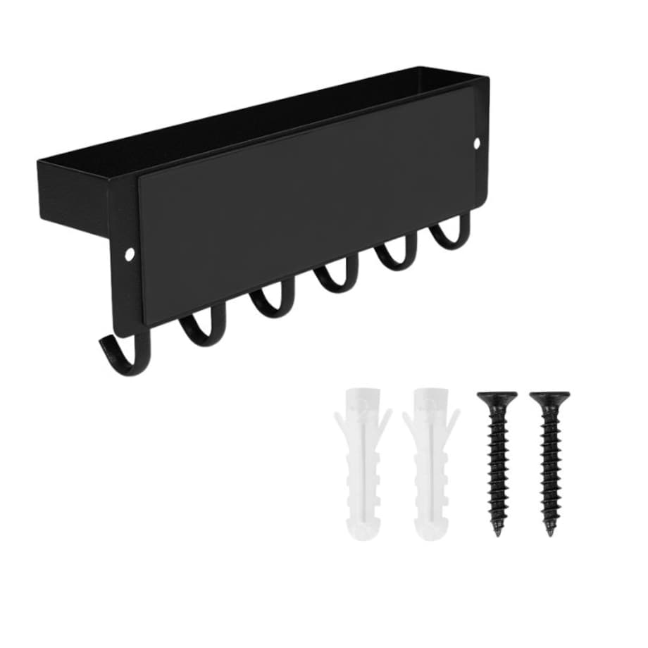 Wieszak ścienny z półką na klucze akcesoria metalowy loft