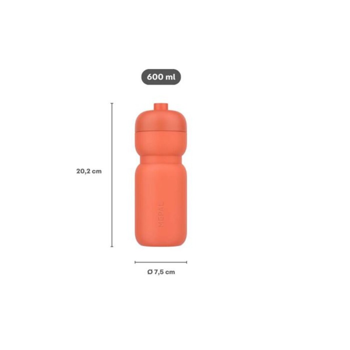 Bidon sportowy Squeeze Active 600 ml Apple Green 103001092100
