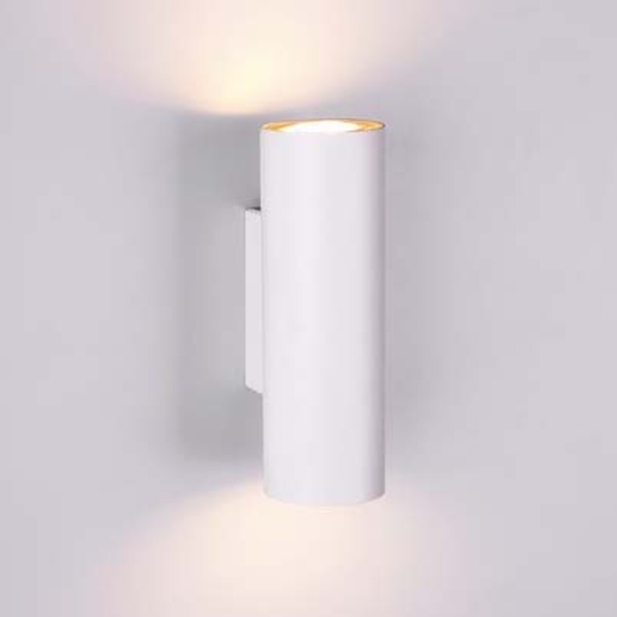 Biała tuba ścienna Marley 212400201 punktowy kinkiet do gabinetu