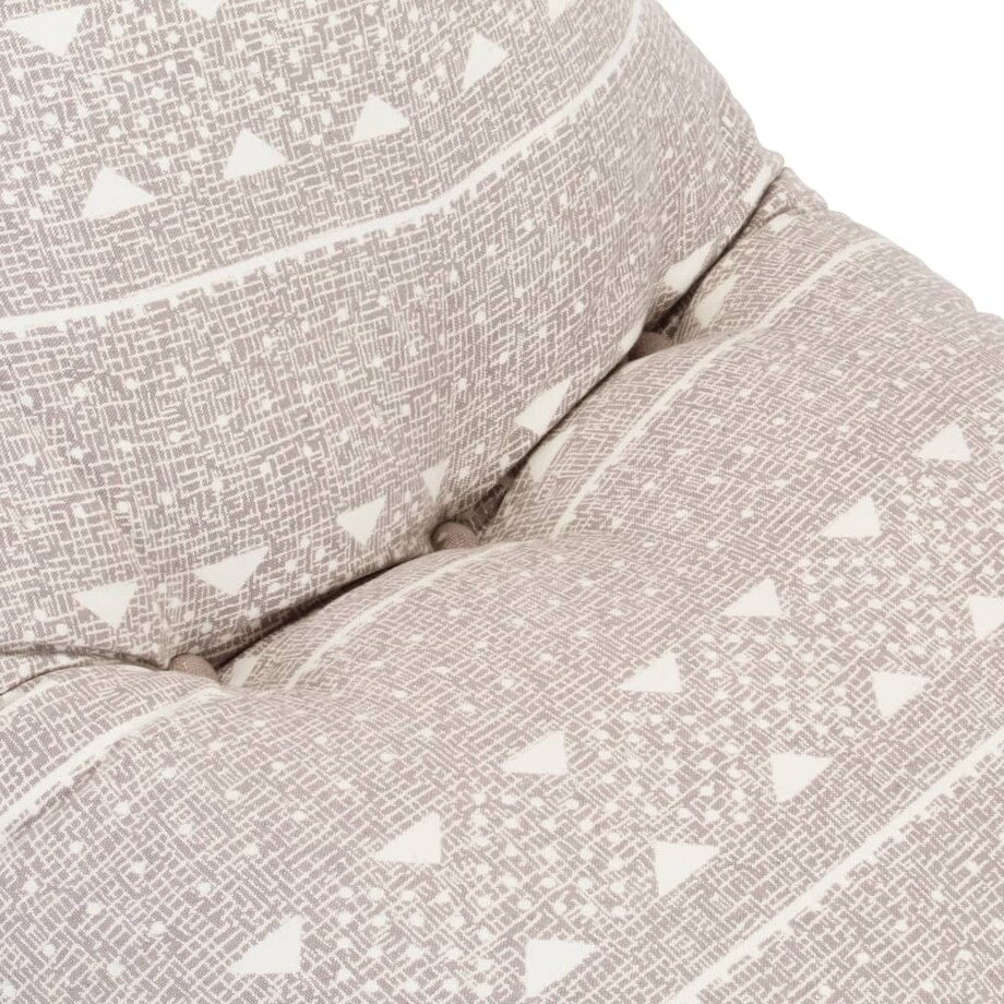 vidaXL Worek sako, tkanina, jasnobrązowy patchwork