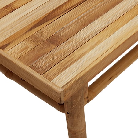 vidaXL Stolik kawowy, 110x55x35 cm, bambusowy