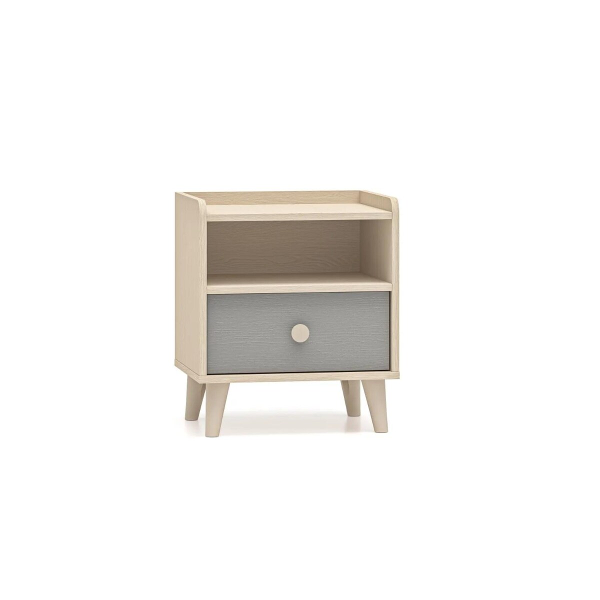 Szafka nocna dziecięca MELLY 10 szara