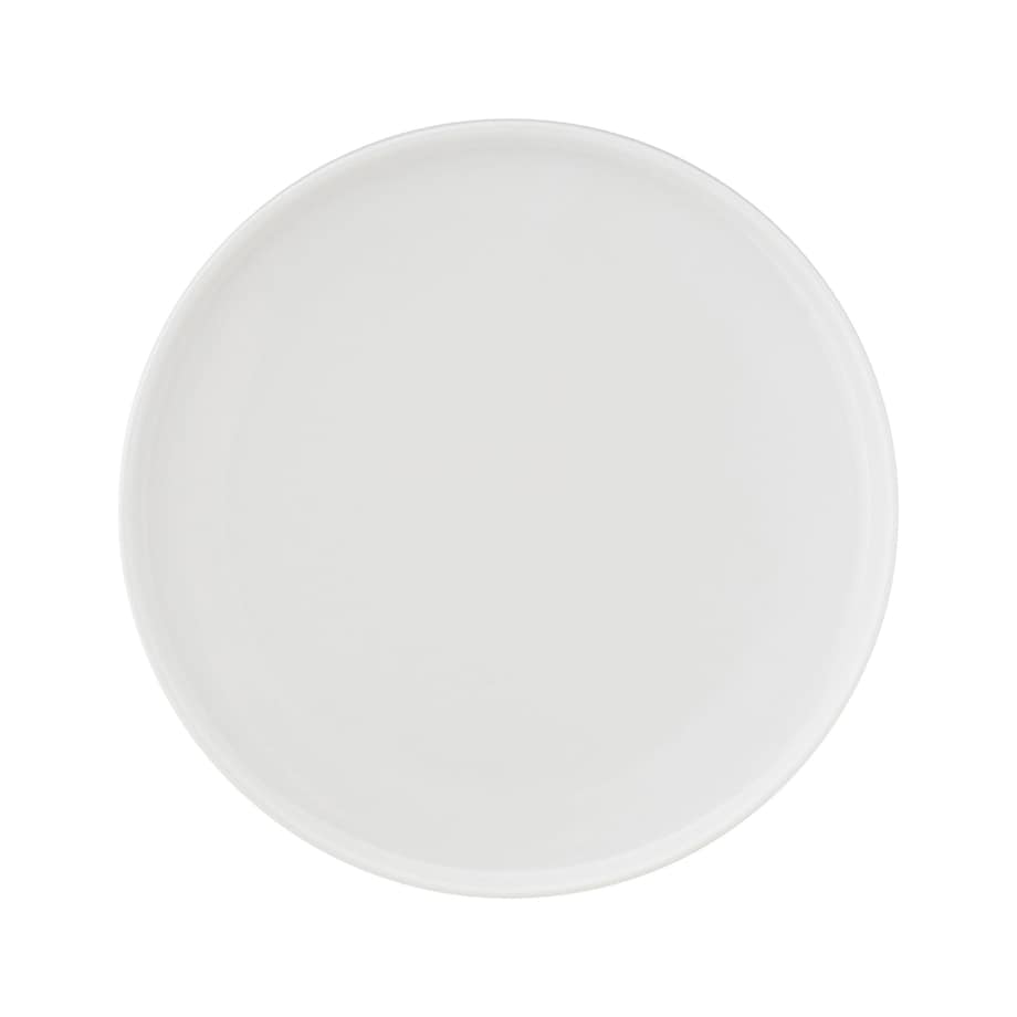 Talerz Round z podniesionym rantem, 21 cm, biały
