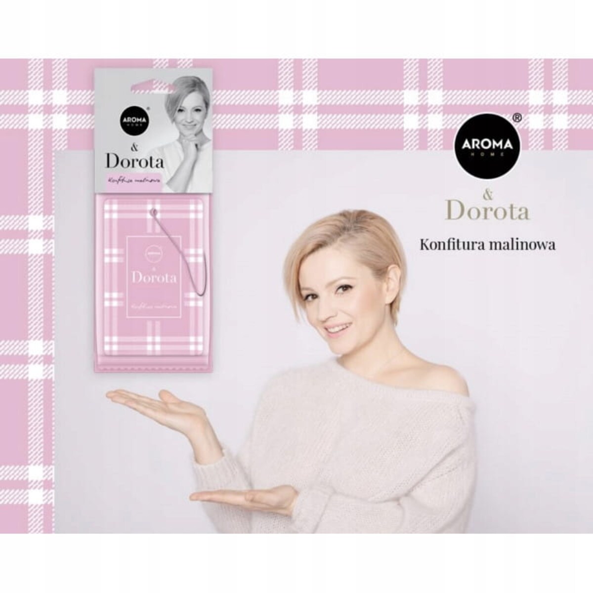 Zawieszka Zapachowa Dorota Szelągowska Zapach Konfitura malinowa Odświeżacz