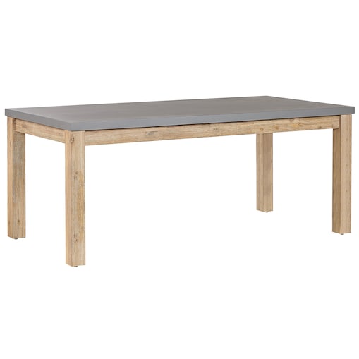 Stół ogrodowy OSTUNI 180 cm 90 cm Beton Szary